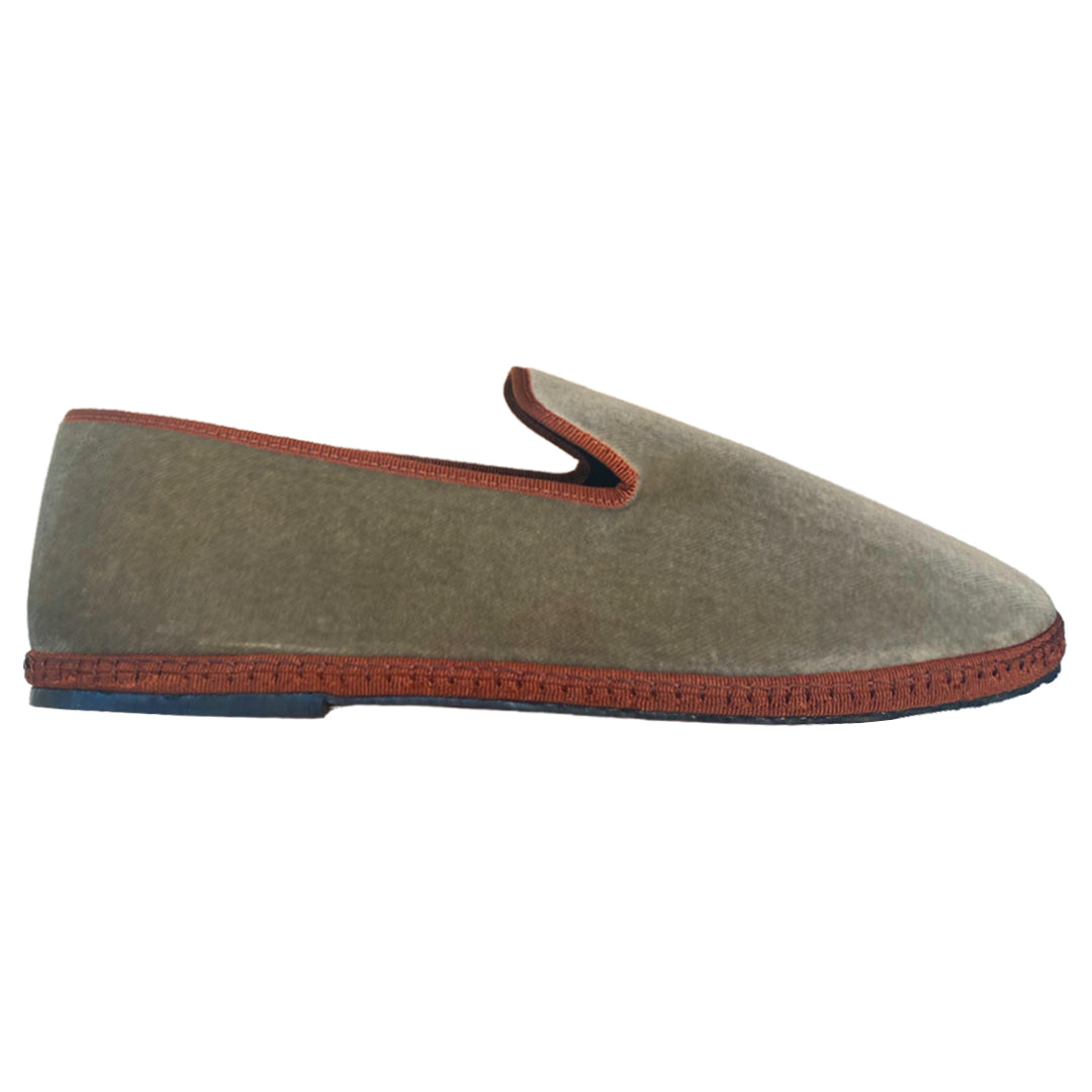 Mens Grey and Brown Friulane Shoes