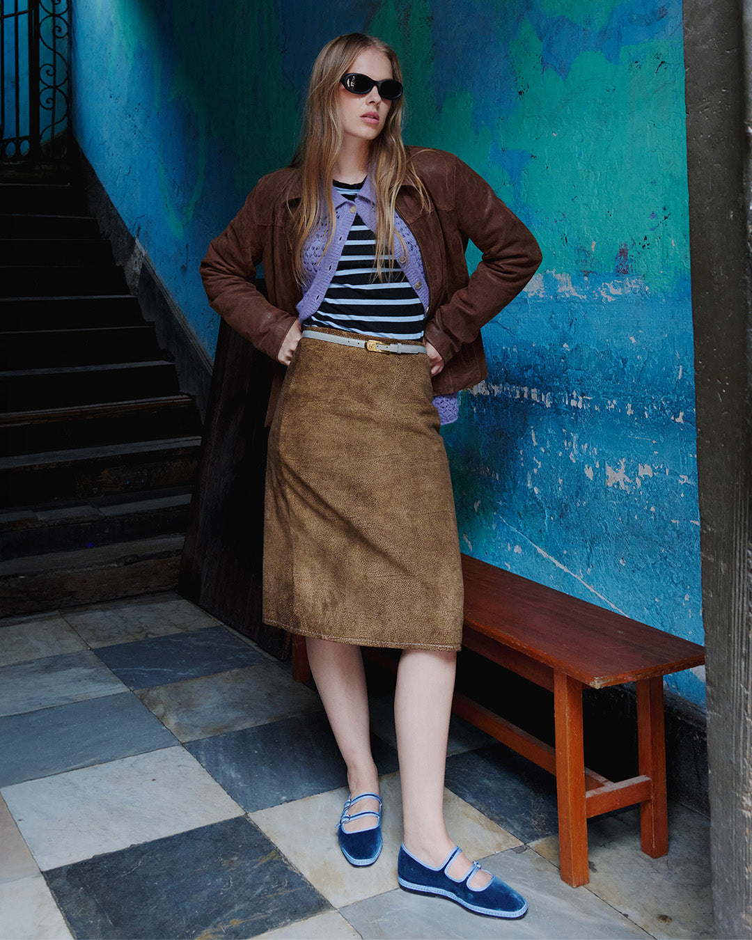 Blueberry Double Mary Jane Friulane