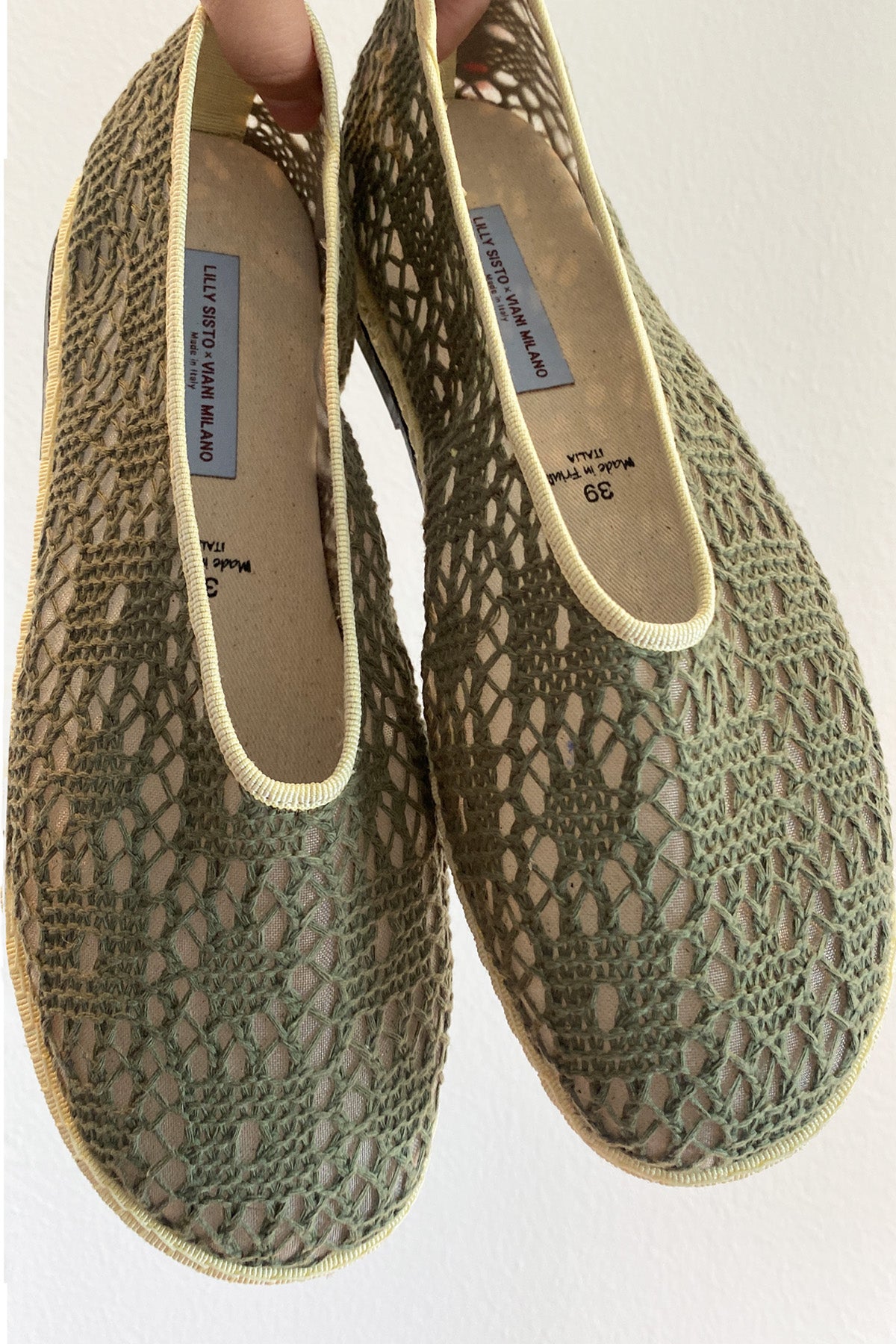 Lilly Sisto Amagansett Crochet Flat