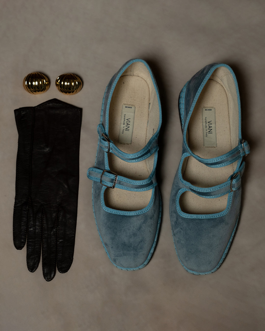 Zoe Sky Blue Double Mary Jane | Preorder