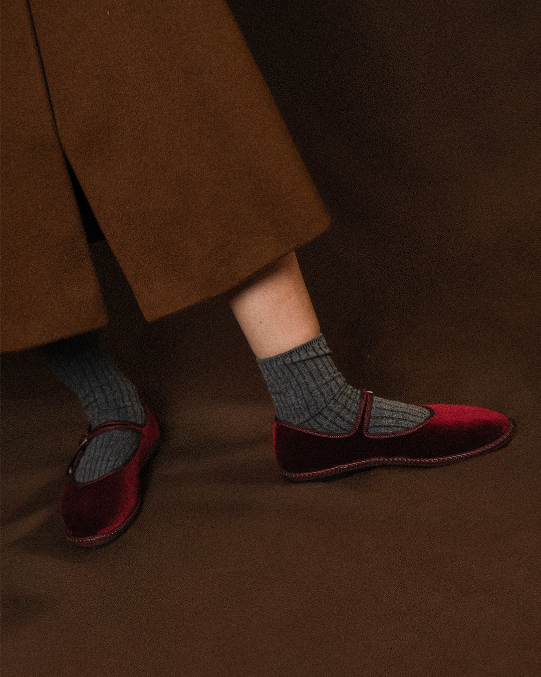 Burgundy Mary Jane Friulane