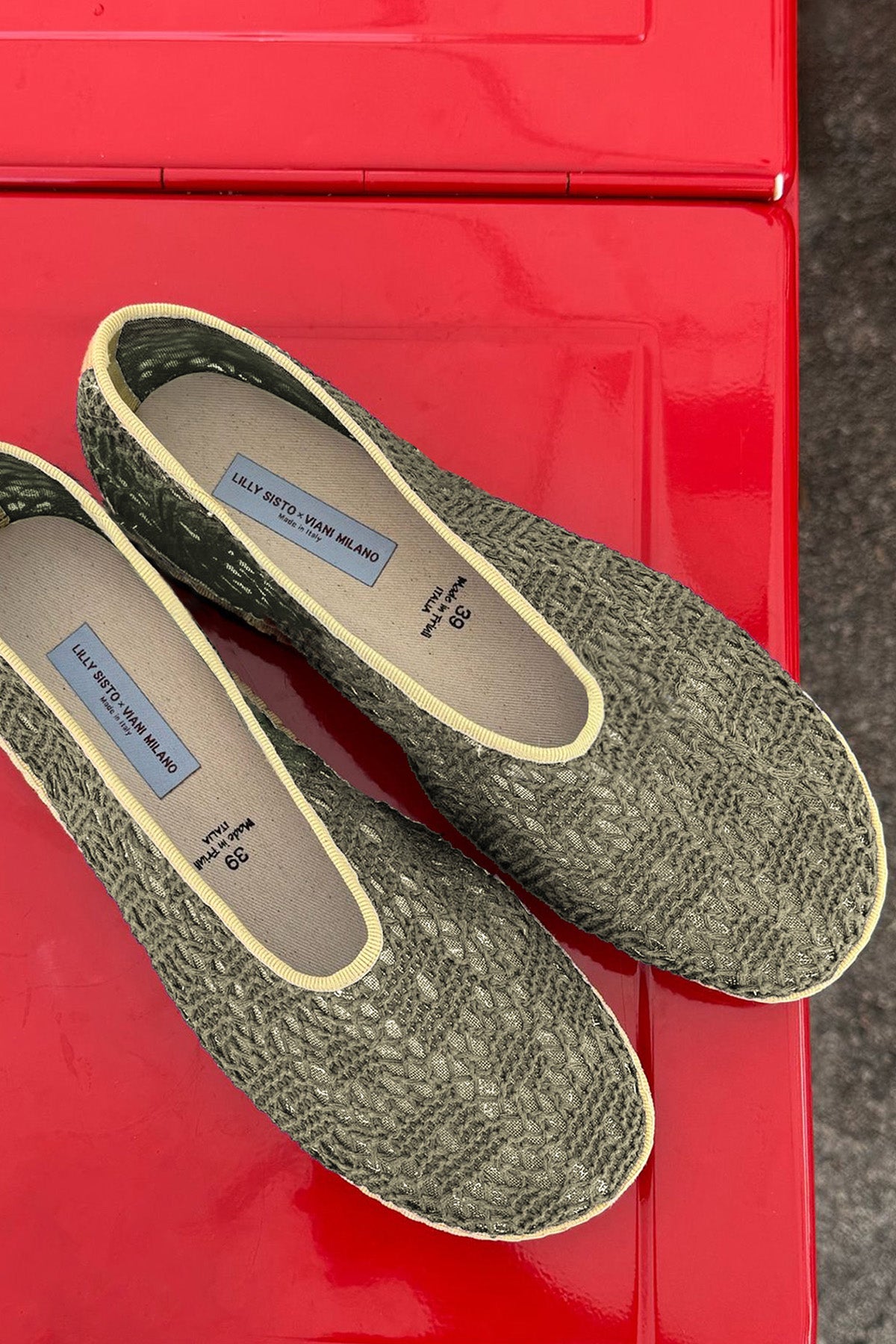 Lilly Sisto Amagansett Crochet Flat