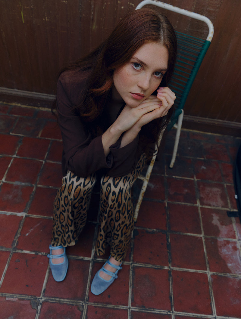 Zoe Sky Blue Double Mary Jane | Preorder