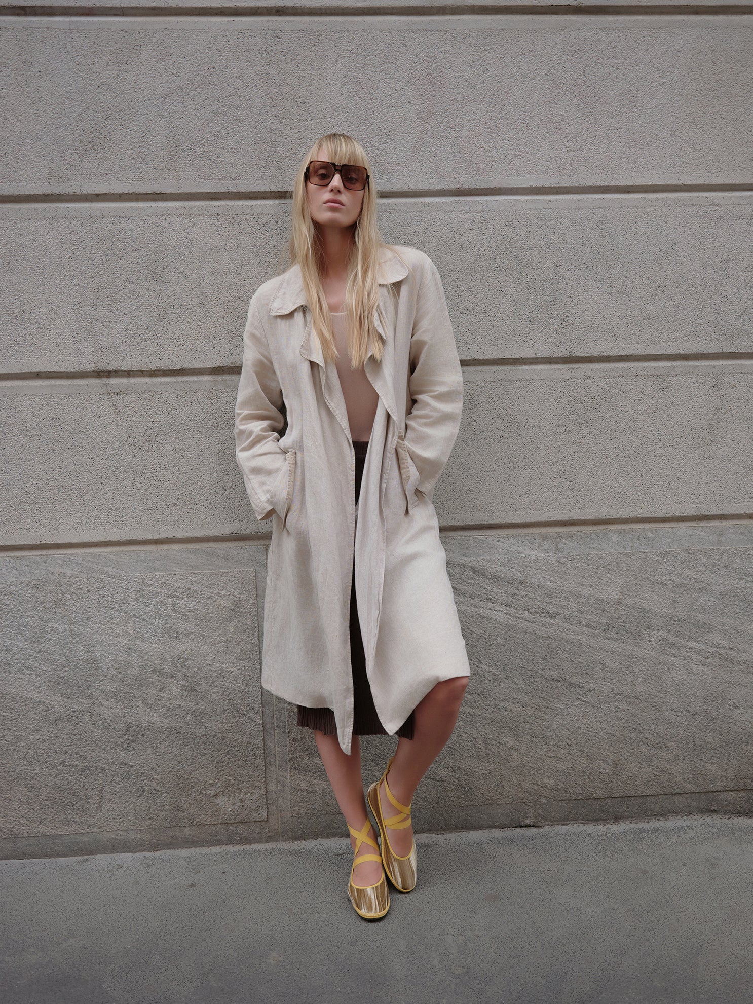 Golden Ribbon Ballet Flat Friulane