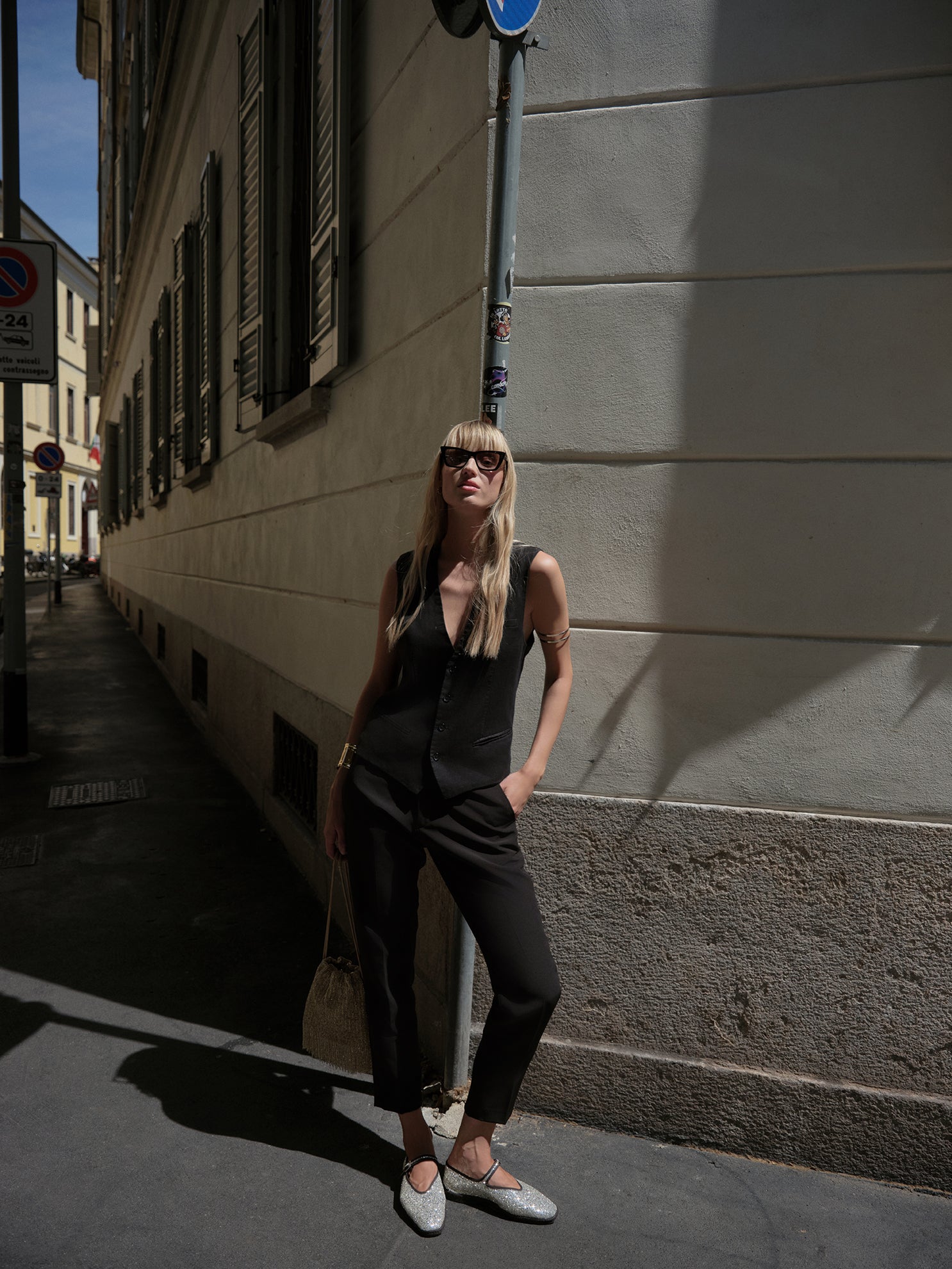 Colette Silver Black Mary Jane