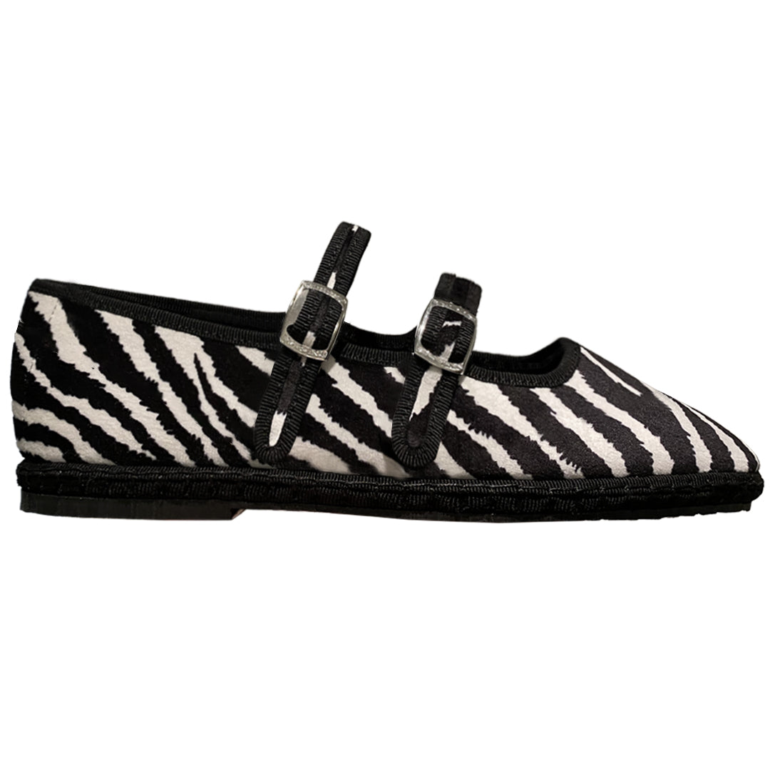 Vic Striped Double Mary Jane