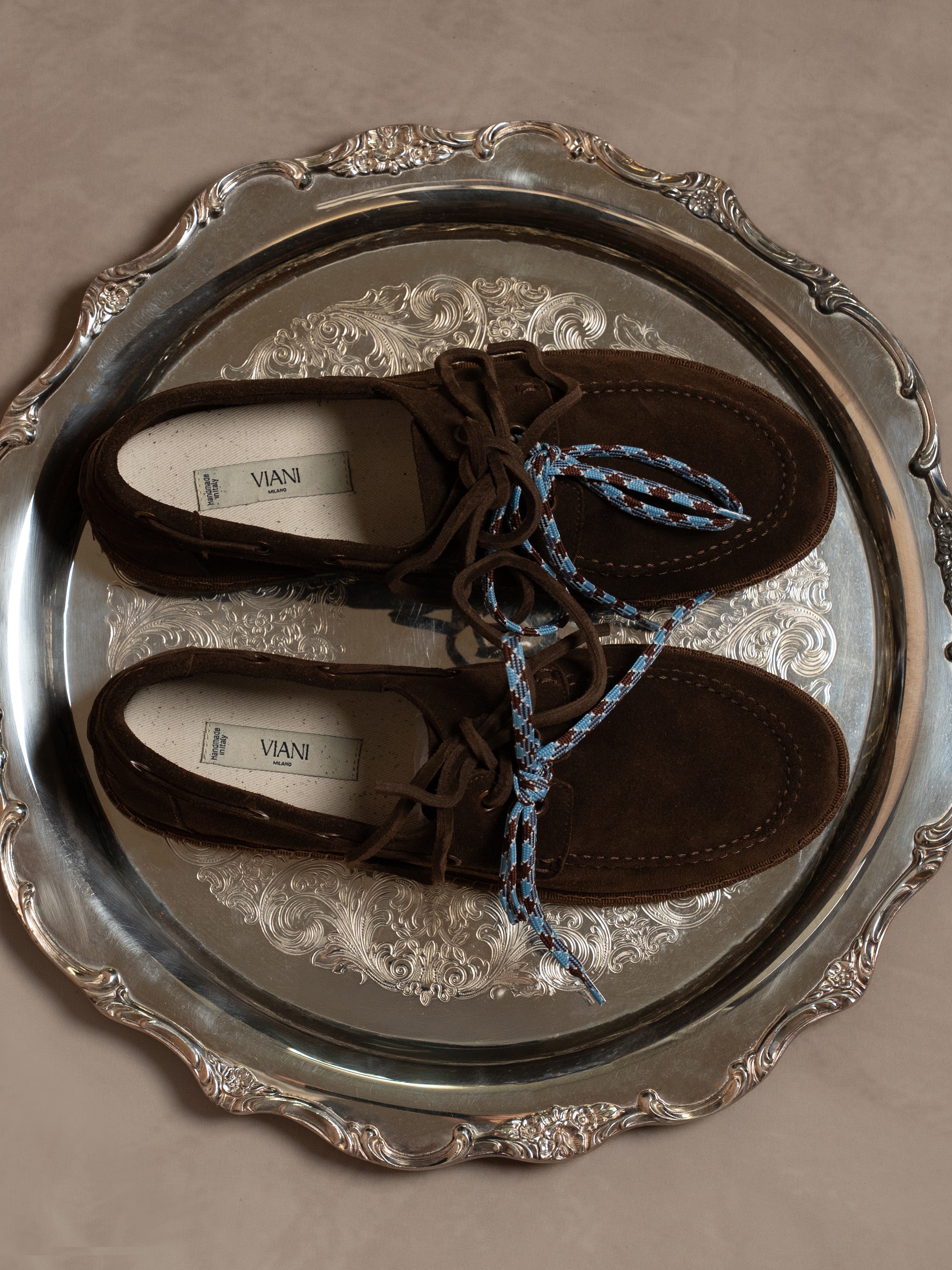 Cacao Blue Shoelaces