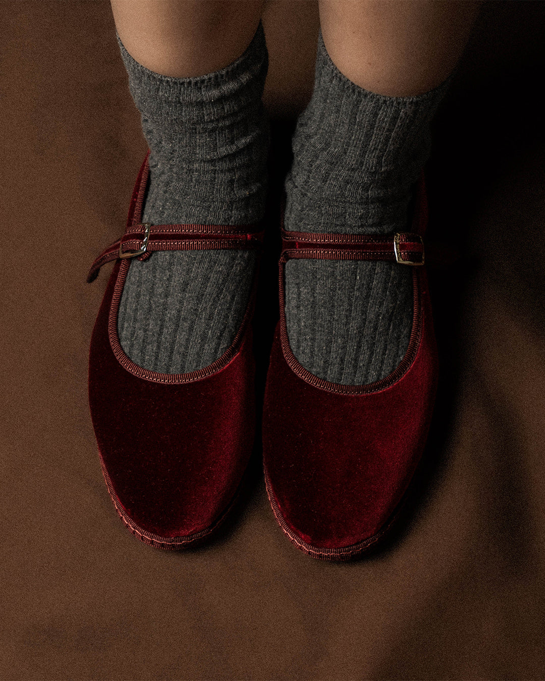 Burgundy Mary Jane Friulane