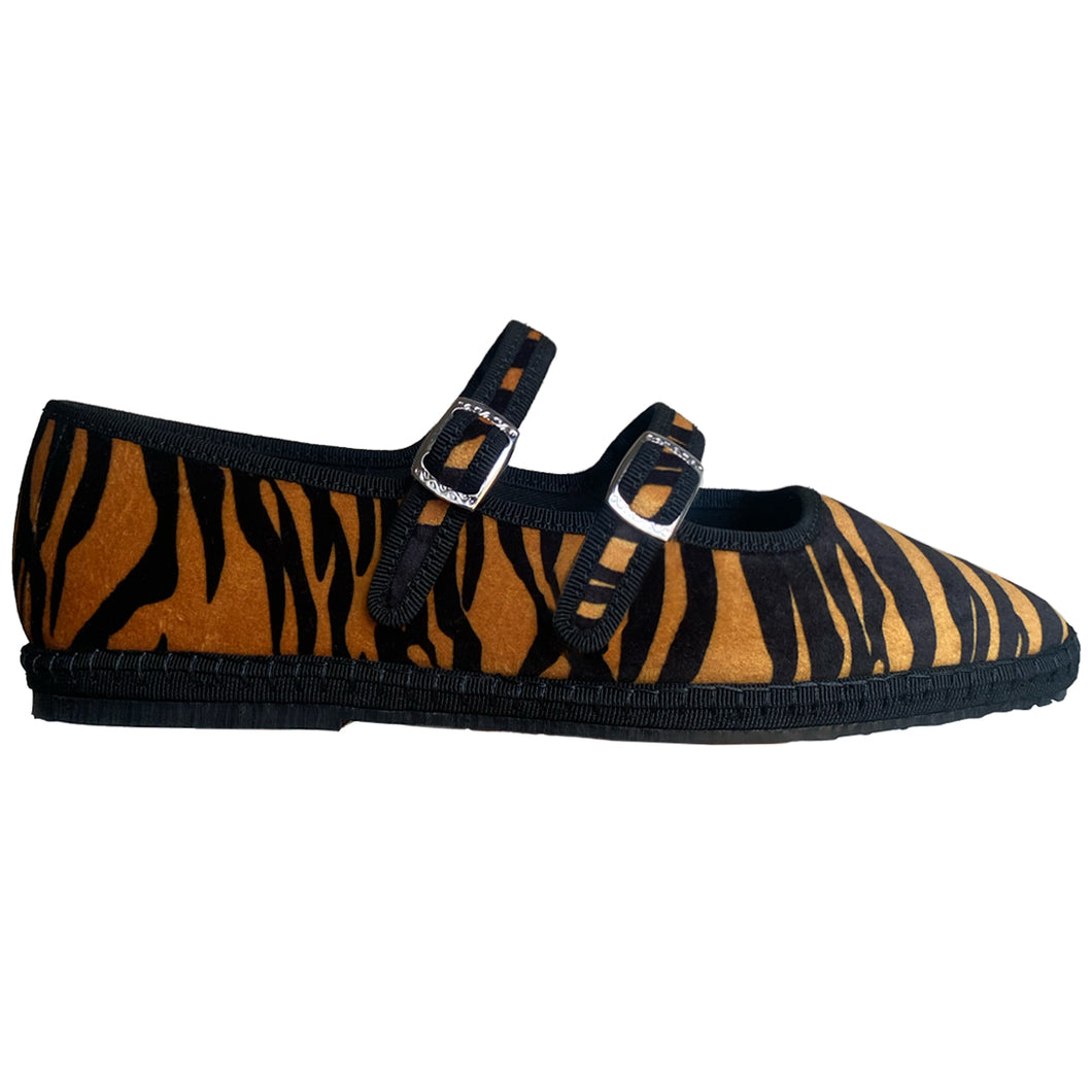 Camille Animal Print Double Mary Jane