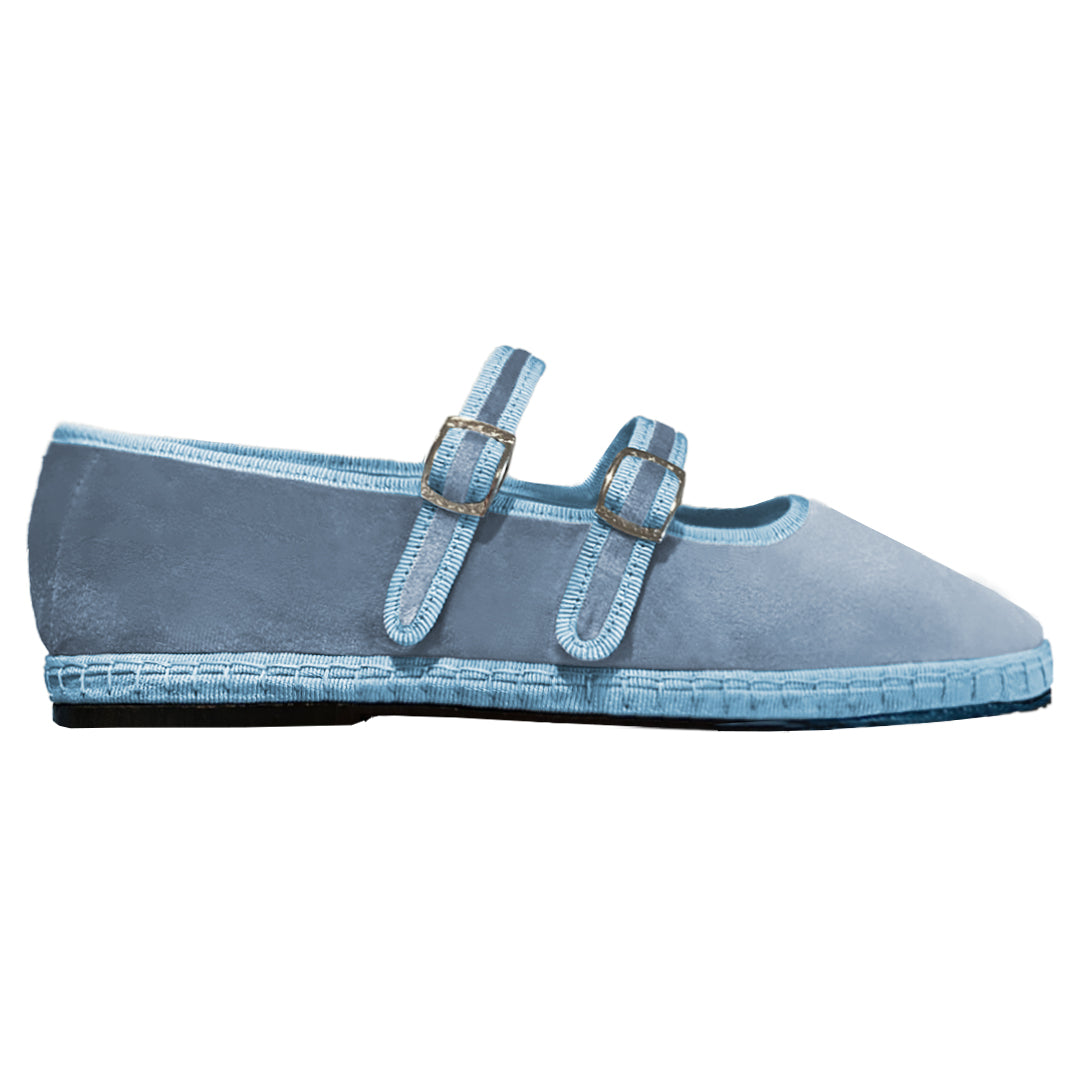 Zoe Sky Blue Double Mary Jane | PRE ORDER