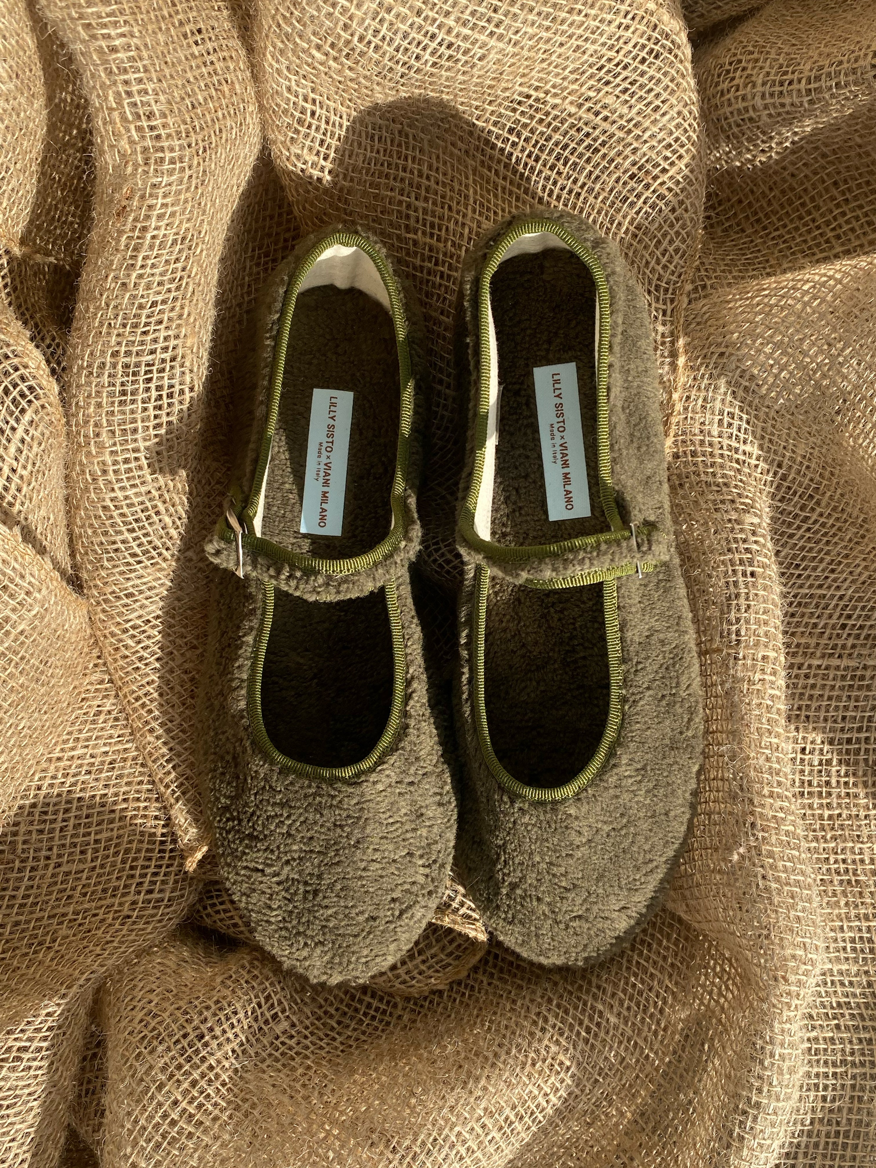 Lilly Sisto Jalapeño Shearling Mary Jane