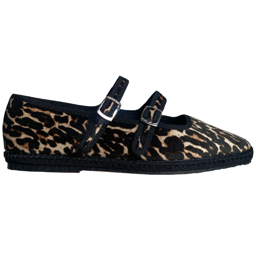 Tommi Leopard Double Mary Jane